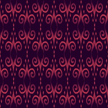 ethnic pattern ikat traditional geometric shapes vector