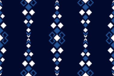 Etnik faks geometrik kusursuz desen. halı, giysi, kumaş tasarımı