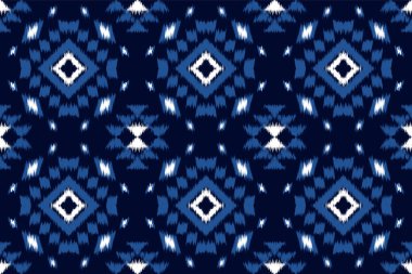 Etnik faks geometrik kusursuz desen. halı, giysi, kumaş tasarımı