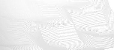 Beyaz eğri soyut arkaplan vektör çizimi. kıvrımlı başlık arkaplanı