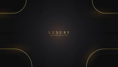 Lüks ve zarif vektör arkaplan illüstrasyonu, altın ve gümüş ve mücevher için iş prim bayrağı