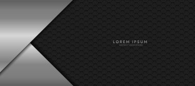 Koyu arkaplan yansıtıcı metalik çizgilerden oluşur. Altıgen metal doku arkaplanı