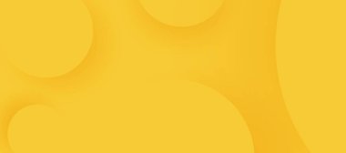 Dinamik 3D modern soyut sarı arkaplan, minimal kağıt arkaplan.