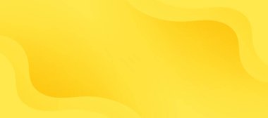 Dinamik 3D modern soyut sarı arkaplan, minimal kağıt arkaplan.