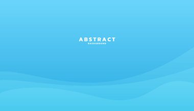 Dalga tasarımlı mavi soyut vektör arkaplanı