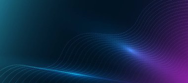 soyut teknoloji parçacıkları arka plan