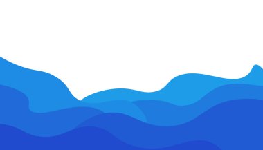 Mavi nehir okyanus dalgası arka planı