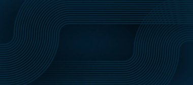 Parlayan kıvrımlı dalgalarla koyu mavi arkaplan.