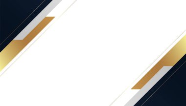 Altın, beyaz ve mavi renkli lüks sertifikalar. Zarif arkaplan.