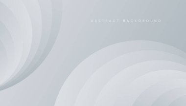 Gri daire elementlerinin soyut arkaplanı