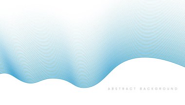 Açık mavi kıvrımlı beyaz arkaplan