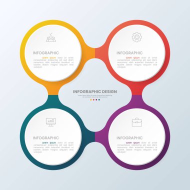 Sunum için Çember Bilgisel Tasarımı