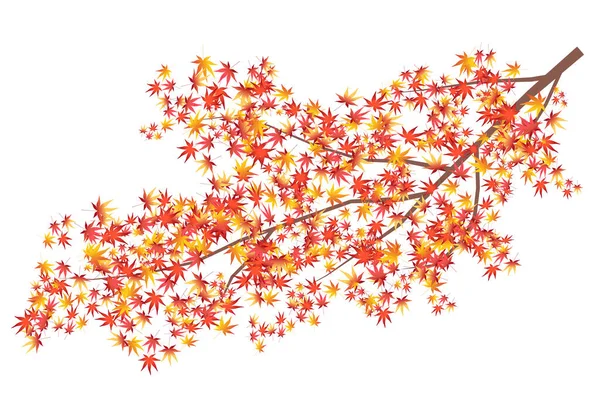 Musim Gugur Daun Maple Daun Ikon Musim Gugur - Stok Vektor