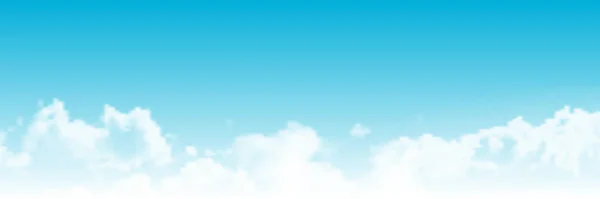 Cielo Azul Nube Paisaje Fondo — Vector de stock