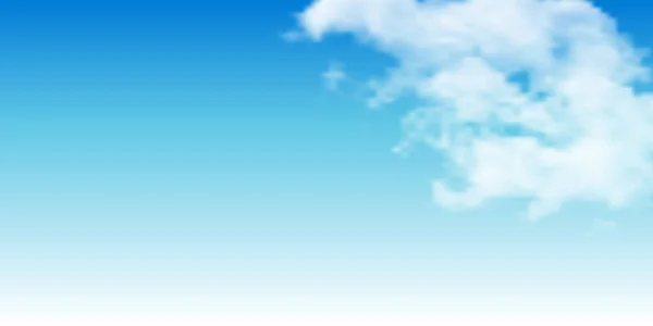 Blauer Himmel Wolkenlandschaft Hintergrund — Stockvektor