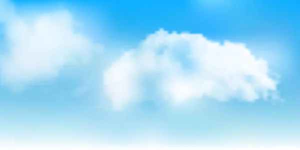 Cielo Azul Nube Paisaje Fondo — Archivo Imágenes Vectoriales