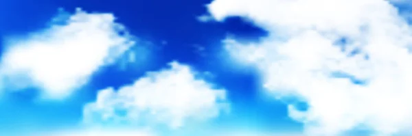 蓝天云彩背景 — 图库矢量图片