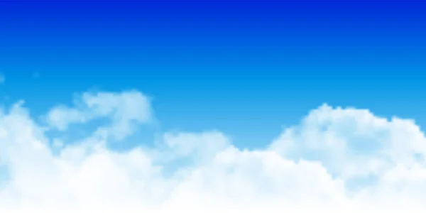 Cielo Azul Nube Paisaje Fondo — Vector de stock