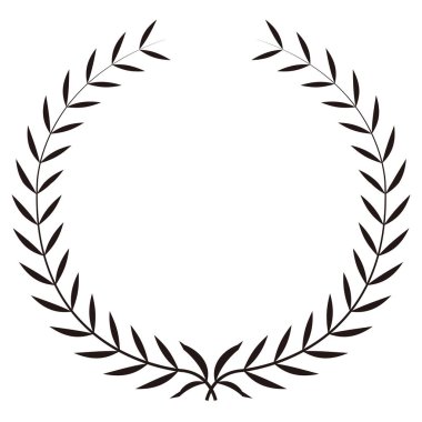 Laurel Laurel defne silueti yaprak simgesi