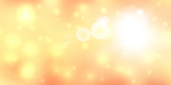 Осіннє Небо Світло Оранжевий Фон — стоковий вектор