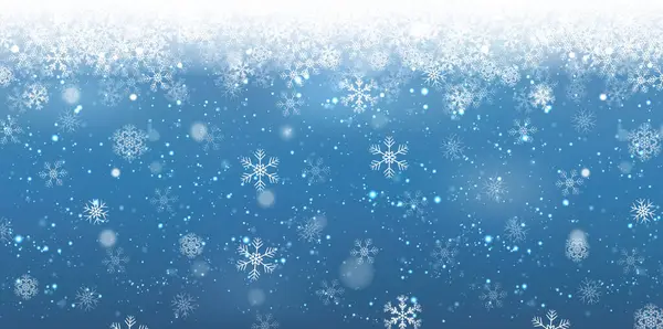 Різдвяний Сніг Пейзаж Зимовий Фон — стоковий вектор