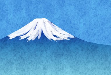 Fuji Japonya Yeni Yıl Kartı