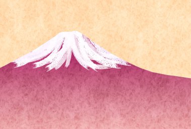 Fuji Japonya Yeni Yıl Kartı