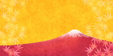 Sonbahar Akçaağaç Akçaağaç Fuji Arkaplanı