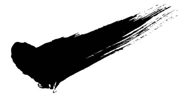 Fırça darbesi Sumi mürekkebi Simgeyi bulanıklaştırdı