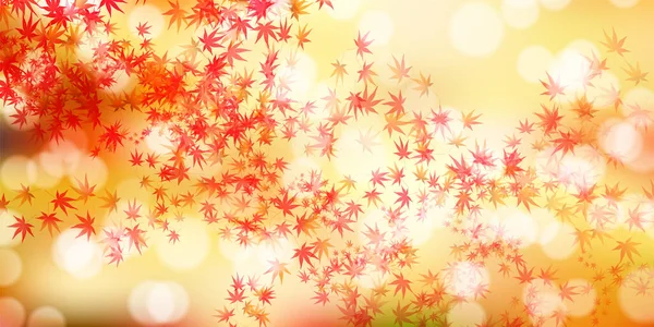 秋叶枫树秋天背景 — 图库矢量图片