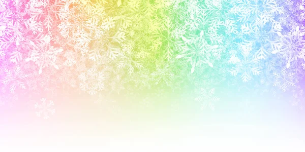 Vánoční Sněhová Krajina Zimní Pozadí — Stockový vektor
