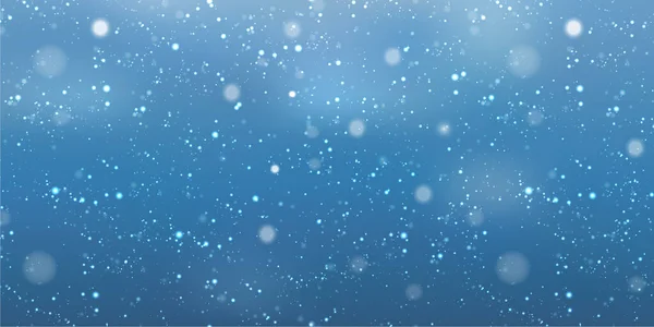 Noel Kar Manzarası Kış Arkaplanı — Stok Vektör