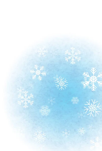 寒冷的冬季降雪背景 — 图库矢量图片
