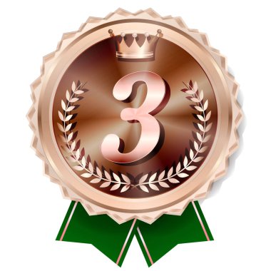 Madalya tacı bronz defne simgesi