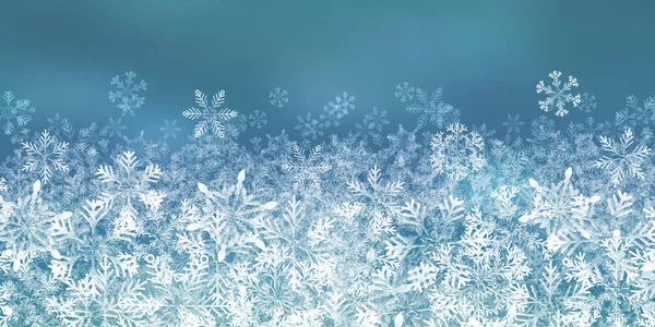 Paysage Neige Noël Fond Hiver — Image vectorielle