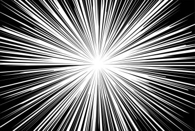 Konsantrasyon Çizgisi Işık Arkaplanı