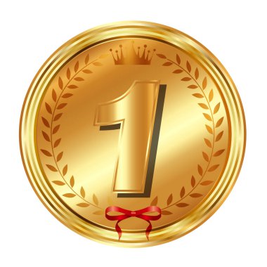 Madalya tacının altın simgesi