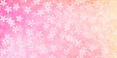 Kiraz çiçeği bahar suluboya arka planı