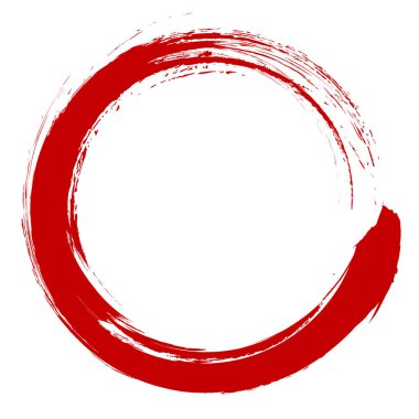 Yeni Yıl Kart Fırçası kırmızı simgesini daire içine al