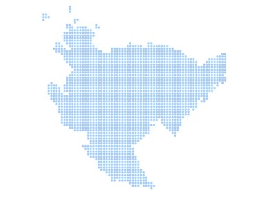 destansı harita çember nokta simgesi