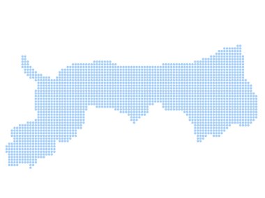 Tottori harita çember nokta simgesi