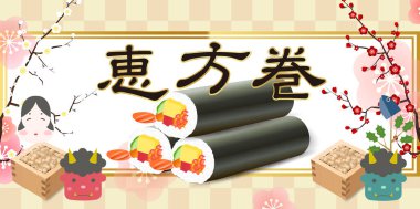 Eboshimaki Setsubun Erik Baharı Arkaplanı