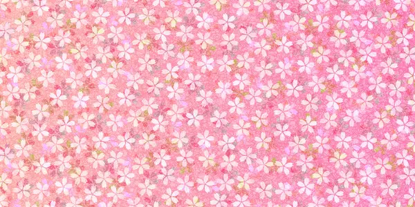 Kiraz çiçekleri Japon desenli arka plan