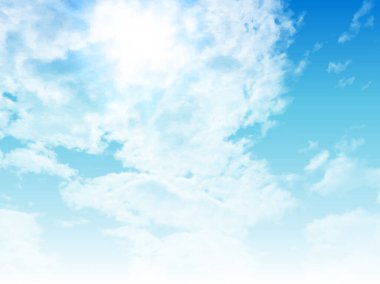 Gökyüzü Bulutlu Manzara Doğa Arkaplanı