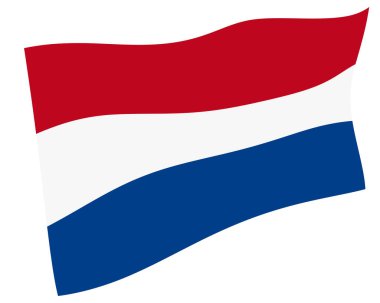 Hollanda Ülke Bayrağı Dünya Simgesi