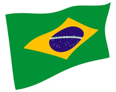 Brezilya Ülke Bayrağı Dünya Simgesi