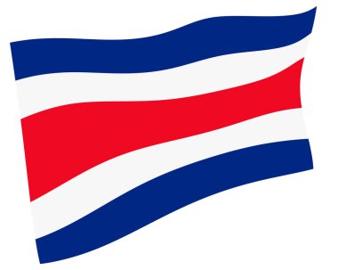 Kosta Rika Ülke Bayrağı Dünya Simgesi