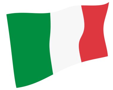 İtalya Ülke Bayrağı Dünya Simgesi