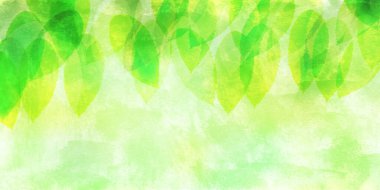 Taze yeşil yaprak doğa arka planı