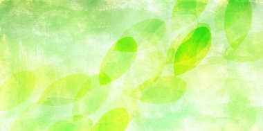 Taze yeşil yaprak doğa arka planı